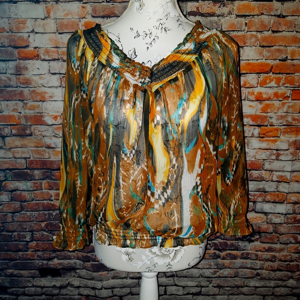 Chico's Blouse in BoHo at Heart Style.